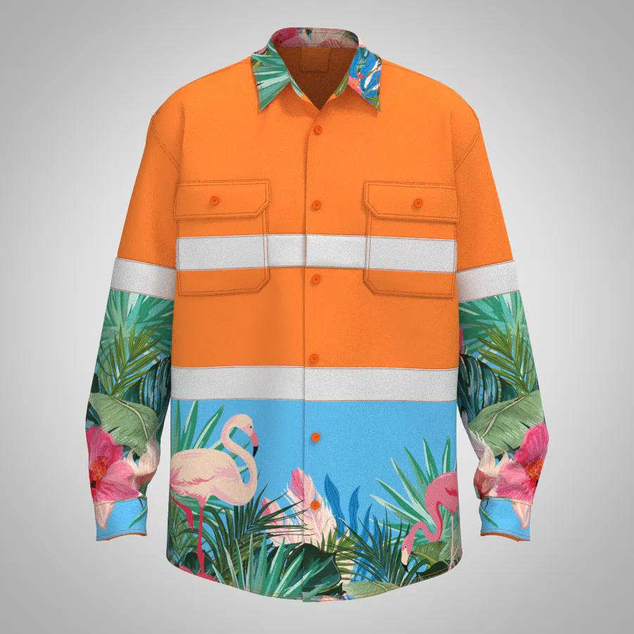 Workshirt Cotton Sublimation Nighttime